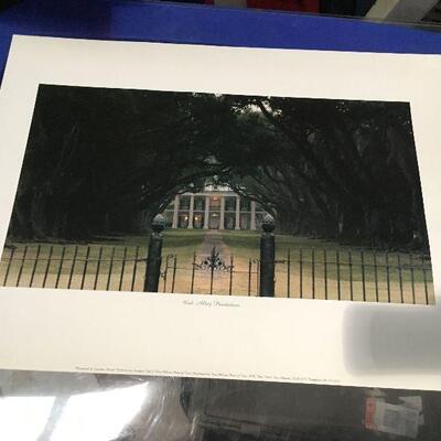 https://www.ebay.com/itm/124368348600	LAR0048 Oak Alley Plantation by Johnathan Sharpe Print ( 24" L X 18.25" H)	 $20.00...