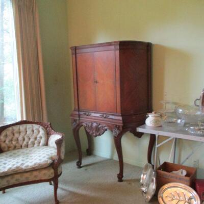 1930's, high quality linen press