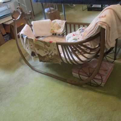 Antique cradle
