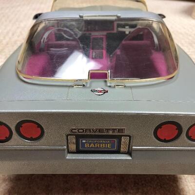 Vintage Barbie Corvette 1984.  Silver exterior, fuchsia pink/purple interior. includes two seatbelts. 

Barbie Corvette by Mattel. Made...