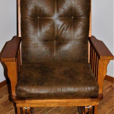 Destress the day away in this comfortable glider, rocker!