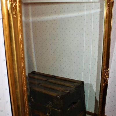 Large Ornate Mirror with gold frame 35" x 53"/ Beautiful