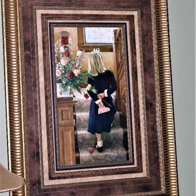 Lovely framed signed artwork.