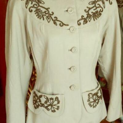 1940's beaded cocktail jacket
