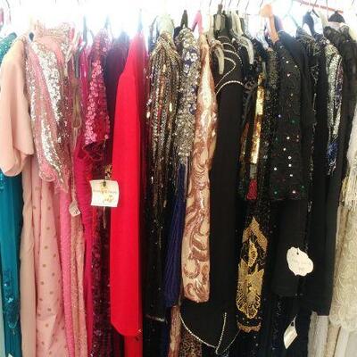 beaded formal wear