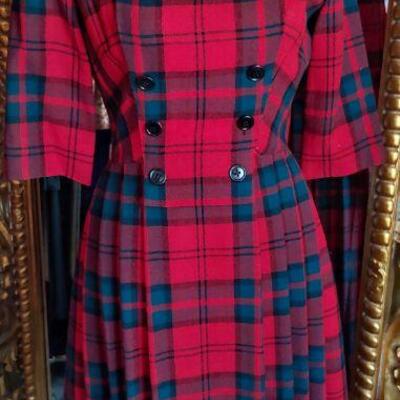 1960s wool dress