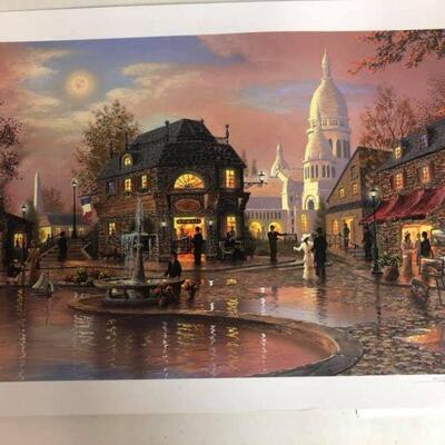 https://www.ebay.com/itm/114472283922	Cma2002: Kenneth Shotwell ""Paris Interlude- Fall"" Signed and #/2250 1204/2250...