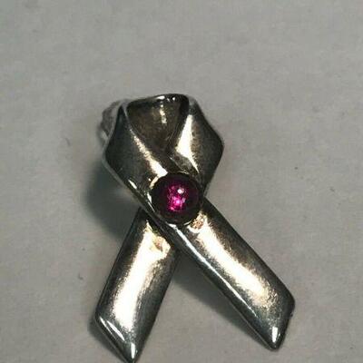 https://www.ebay.com/itm/114477705563	WL195 STERLING SILVER CANCER AWARENESS PIN WITH REAL PINK GEM	Buy-It-Now	 $20.00 
