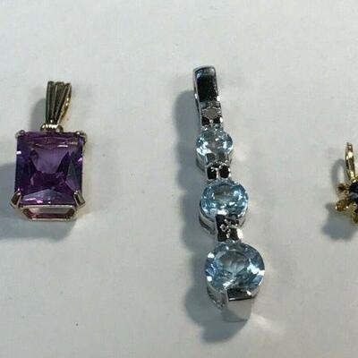 https://www.ebay.com/itm/114477619345	WL205 LOT OF 3 PENDANTS WITH 3 REAL GEMS	Buy-It-Now	 $40.00 
