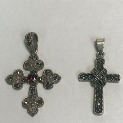 https://www.ebay.com/itm/124401666707	WL188 PAIR OF STERLING SILVER CROSS PENDANTS	Buy-It-Now	 $20.00 
