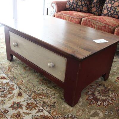 48X30X20 coffee table w/ storage drawer 
