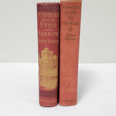 1058	

"Rambles Round Eton and Harrow" by Alfred Rimmer and "From the Earth to the Moon" by Jules Verne
"Rambles...
