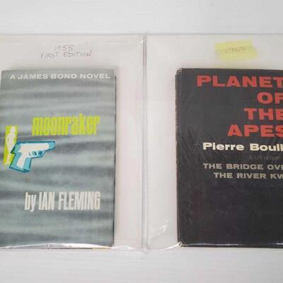 1072	

1963 "Planet of the Apes" by Pierre Boulle and 1955 First Edition "Moonraker" by Ian Fleming
1963 "Planet...