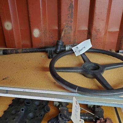 #6710 â€¢ Model A Steering Wheel, And column