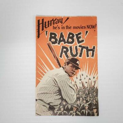 1302	

1927 First National Picture "Babe Comes Home" Movie Herald
1927 First National Picture "Babe Comes Home" Movie...