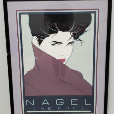 502	

The Book Vintage Patrick Nagel Limited Art Print
Measures Approx 32"Ã—42"