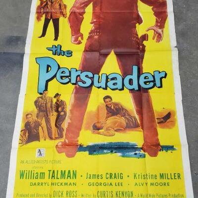 1336	

The Persuader 3 Sheet Movie Poster
Measures Approx 78"x41"