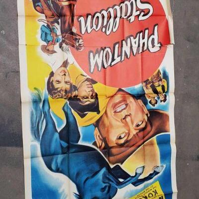 1172	

Vintage Phantom Stallion 3 Sheet Movie Poster
Measures Approx 79"x41"