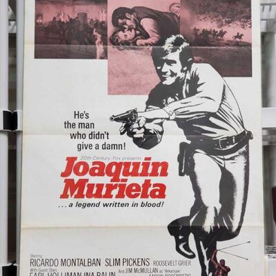 1168	

4 Vintage Western Movie Posters
Includes Tess Of The Storm Country, The Royal Hunt Of The Sun, Hombre, Joaquin Murieta