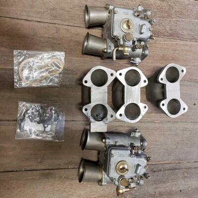 7620	

2 Weber Bologna Carburetor And 3 Sissell Velocity Stack
2 Weber Bologna Carburetor And 3 Sissell Velocity Stack. Carburetor Model...