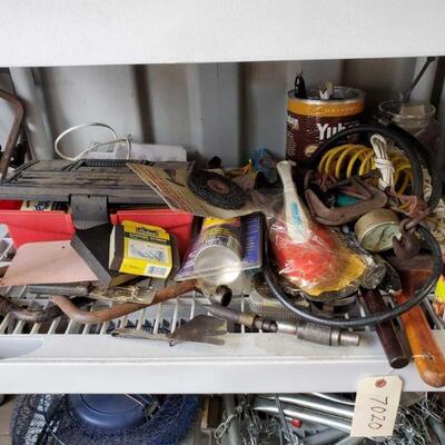 7020	

Car Duster, Tool Box, Battery Charger, Tap Measure, And More
Paint brushes, Sanding Sponge, Air Hose, Hanging Hooks