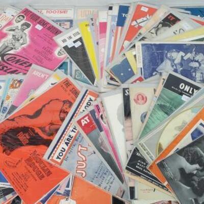 1386	

1920's - 1970's Sheet Music
Includes Sammy Cahn, Eddie Dowling, Howard Dietz, Frank Loesser, Richard Rogers, Larry...
