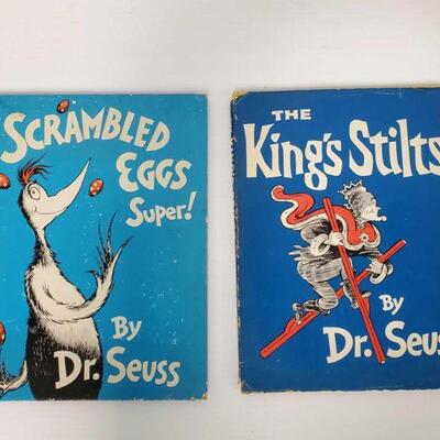 1056	

"Scramblee Eggs Super!" and "The King's Stilts" by Dr. Seuss
"Scramblee Eggs Super!" and...