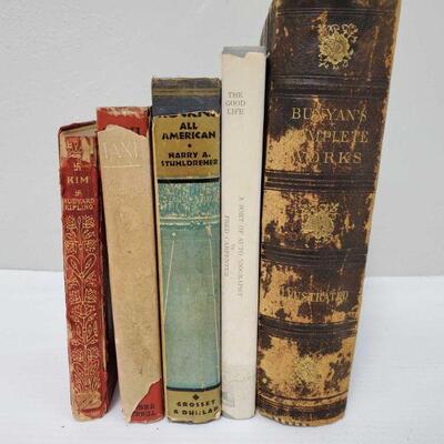 1066	

Bunyan's Complete Works, "Taxi" by George Agnew Chamberlain, "Kim" by Rudyard Kipling and More...