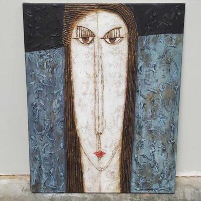 516	

"Lover No" 1997
Comes With Certificate of Authenticity Artist: Patrick Chi-Ming Leung Size: 28"Ã—22" Market...