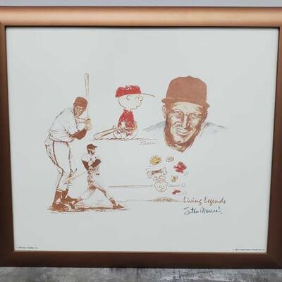 420	
Charlie Brown and Stan Musial baseball painting
Rare signed picture, Stan Musial and Charlie Brown. 20"x23" on 06/07/2014...