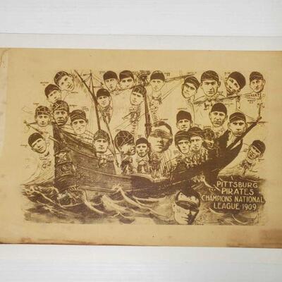1314	

Pittsburg Pirates Champions National League 1909 Posters
Measures approx 17" x 11"