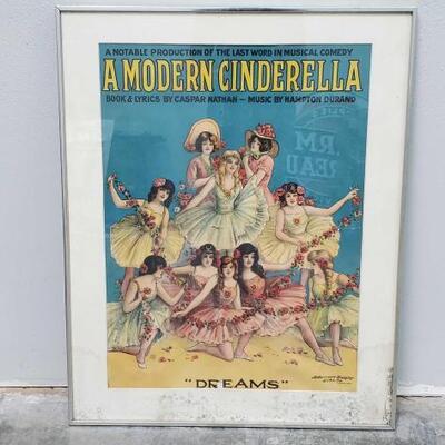 510	
"A Modern Cinderella" Framed Poster
Measures Approx 24"Ã—30"