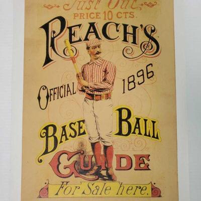 1088	

Reach's Baseball Guide For Sale Advertisement
measures allrox 17" x 11"
