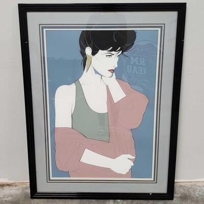 500	

Vintage Patrick Nagel Limited Art Print
Measures Approx 33"Ã—43"