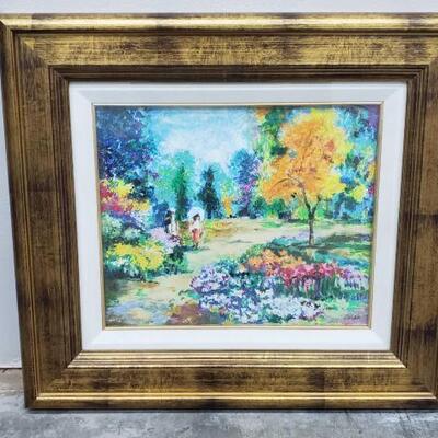 416	
Colorful nature painting, Polak
Painting by Dimitri Polak, 21/395. 21"x23" on 06/07/2014 this painting was appraised for...