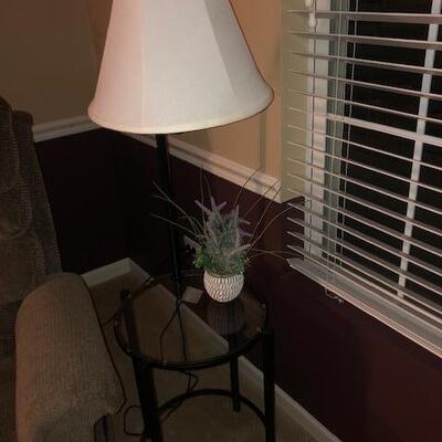 Glass Table with built in Lamp
