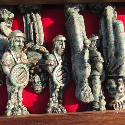 New chess set from Mexico. Made of marble. Hand carved $250