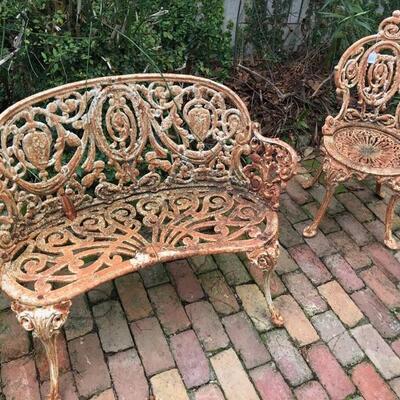2 piece cast iron set $150