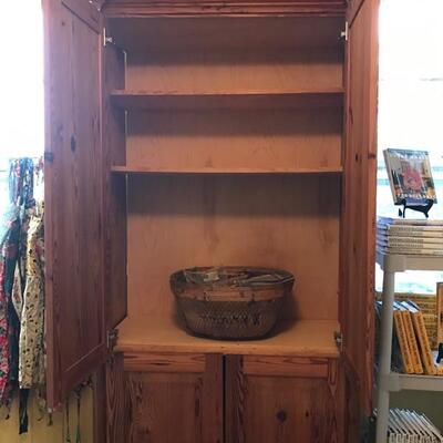 Heart of pine cabinet $495
41 X 19 X 91"