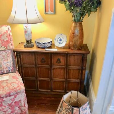Mid-century cabinet $120
38 X 13 X 29"
Brown vase SOLD
