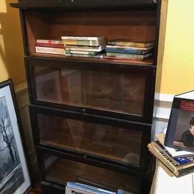 Antique Barrister cabinet $250
34 X `2 X 61"
