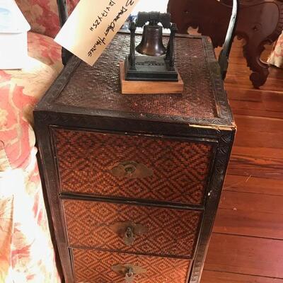 3 drawer chest with handle $129
12 X 17 X 25"