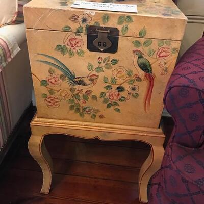 Painted box on stand $85
18 X 18 X 29"