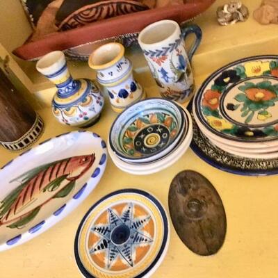 mug SOLD
fish plate SOLD