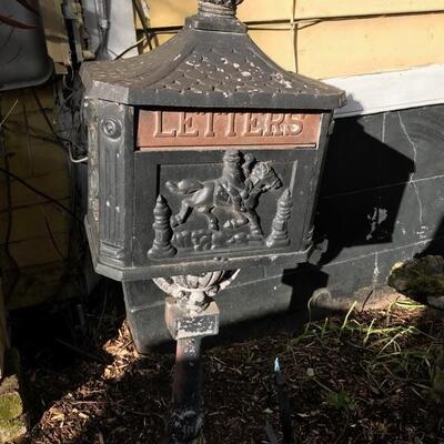 Metal mail box $80