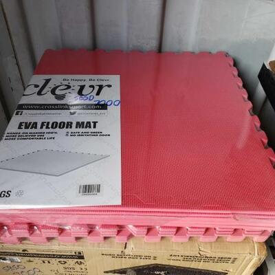 #7000 â€¢ Clevr Eva Foam Floor Mat Tiles In Packaging