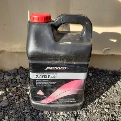 #30108 â€¢ 2.5 Gal Of Mercury Premium Plus Outboard Oil 2-Cycle Plus