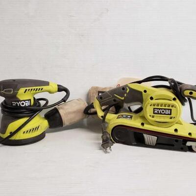 #7138 â€¢ 2 Ryobi Sanders