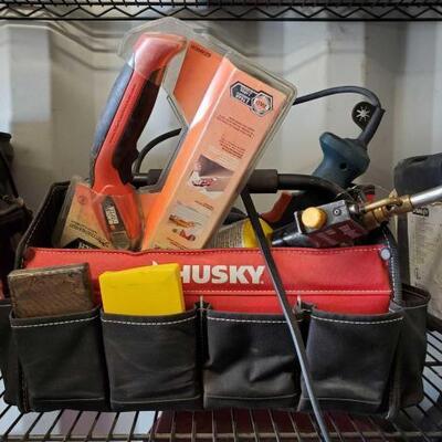 #5122 â€¢ Husky Tool Bag Full Of Tools, Power Scissors, Tourch, and More!