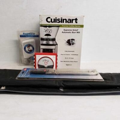 #7182 â€¢ Cuisinart Premier Coffee Maker, Handheld Vacuum, Pizza Cutter, And More
LIVE IN 11d 20h 55min
